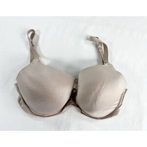 Gilligan O'Malley T-Shirt Nursing Bra 34DDD Underwire Maternity Beige Clip Down